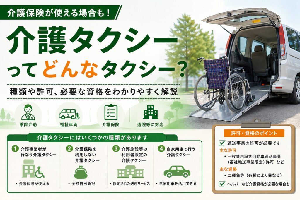 介護タクシーの種類