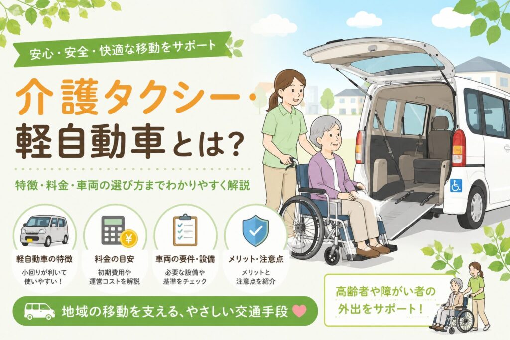 介護タクシーと軽自動車