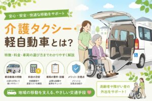 介護タクシーと軽自動車