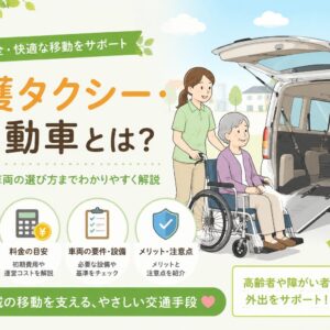 介護タクシーと軽自動車