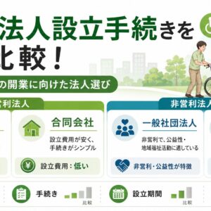 法人格の比較